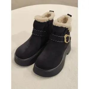 [갤러리아] [센터시티] 고세 여성 데일리 양털 숏부츠 OZA5F084 블랙