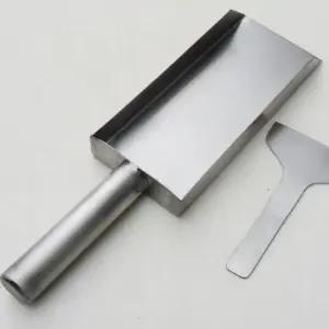 스텐 주방 삽 콘 속넣는 모양 붕어빵 채우는 팥넣는 물고기 도구 와플 긁기