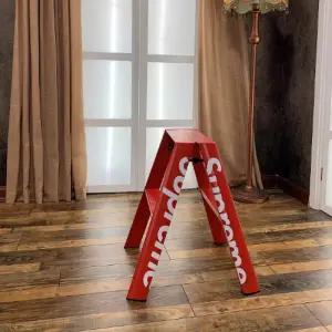 슈프림 사다리 알루미늄 경량 접이식 안전 미니 발판 2단