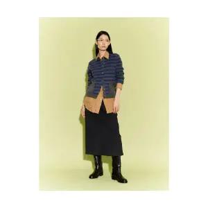 매장정품 빈폴 BEANPOLE LADIES 울 H라인 롱 스커트 차콜 (BF4X27C024) BF4X27C024 224043