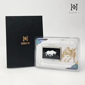 [골드앤]골드앤 황소 디자인 실버바 3.75g