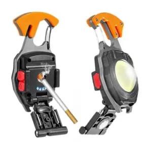 5in1 다용도 미니 랜턴 라이터 플래시 드라이버 병따개 호루라기 캠핑 휴대용 후레쉬