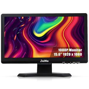 자이호 15.6인치 60Hz 컴퓨터 모니터 - 1920 1080P 와이드스크린 디스플레이 화면 다기능 입력이 가능한 16:9 오피스 PC 게이밍 CCTV 라즈베리 파이 PC용 VESA 장착
