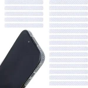 휴대폰 그립 테이프 20개 논 슬립 케이스 사이드 스티커 접착 방수 텍스처 스트립 스마트폰 태블릿