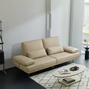 [다우닝] 플라나 베이직 3인 전체 천연가죽 소파