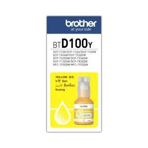 브라더 정품 프린터잉크 BTD100Y 노랑