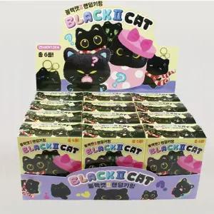 인스타 핫템! 깜냥이 검정 고양이 인형 키링 x12개 1박스