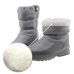 발목부츠 털 방한화 융털안감 패딩부츠 230~280mm  클람텍스 원단 3cm키높이 겨울부츠