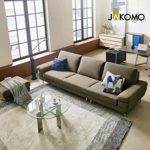 [자코모] 뉴트 4인 데이위브 패브릭 소파+스툴