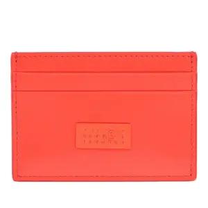 MM6메종마르지엘라 가죽 스티치 엣지 슬림 카드지갑 SA5UI0026 P8886T4020