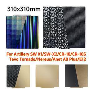 포병 사이드와인더 X2 X1 시트 침대 Pei Cr10 310x310 가열 마그네틱 빌드 플레이트 업그레이드 용