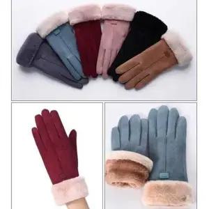 스마트폰장갑 스웨이드 여성장갑 소프트 터치 장갑 스