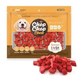 강아지 간식 오리 큐브 300g 찹찹츄 헤세드 요셉 훈련 보상 (WFJ4R9F)