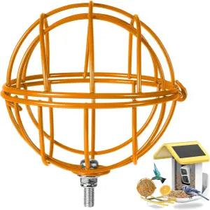 하스허브 금속 수트 볼 홀더 - 대부분의 실외 스마트 피더와 호환 5mm 나사(오렌지)가 있는 조류 피더