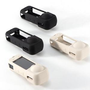 인스타360 호환X5 용 검정색 스포츠 카메라 액세서리 실리콘 보호 커버 렌즈 본체 냉각 쉘