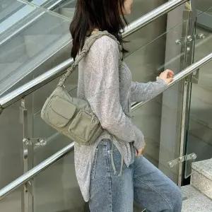 쇼퍼백 숄더백코디 대학생가방 나들이 여성숄더백 (WFJ4JYJ)