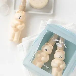 크림 공병세트 로마네 여행용 도낫도낫 베어 미니 용기 (WFJ4PK8)