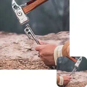 네쿠 부속품 캠핑팩 단조팩 타프고정 스텐 텐트팩 일체형 고강도 1P 말뚝 35cm