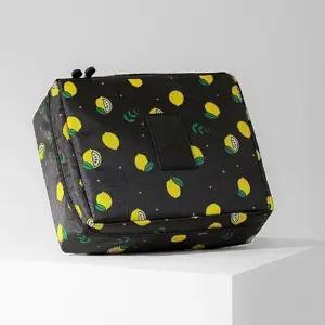 화장품파우치 대형 천 백인백 가방 블랙 (WFJPV92)