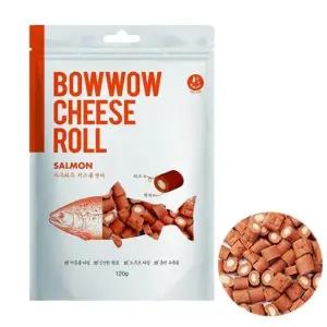 고품질 연어맛 치즈롤 강아지 120g 간식 (WFJQKR7)
