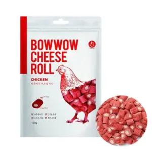 고품질 간식 치킨맛 120g 치즈롤 강아지 (WFJQKRC)
