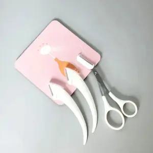 눈썹정리기 눈썹 가위 제모기 3종세트 화이트 (WFJPVLJ)