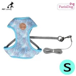 고품질 리드줄 매쉬 보타닉 블루 S 하네스 세트 (WFJQM31)