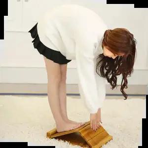 밸런스핏 원목 종아리 스트레칭 보드 레그 발목 경사 밸런스