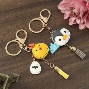 키링 펭귄병아리 열쇠고리 열쇠링 WFHXMNJ