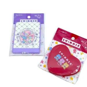 미니 손거울 휴대용 컴팩트 접이식 거울 스위머 스타일 (WFJ5U2O)