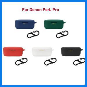 Denon PerL Pro용 이어폰 충격 방지 실리콘 보호 커버 무선 이어버드 방진 세척 가능 케이스