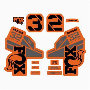 자전거 포크 스티커 FOX32 앞 산악 사이클링 반사 내구성 액세서리