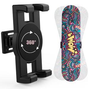 [미국배송] HHUXIUE 스케이트 데크 벽걸이 마운트 360 회전식 스케이트보드 플로팅 디스플레이 행거 그랩 모든 스케이트보더에게 적합합니다. (1세트)