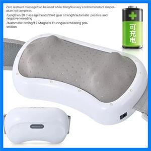 새로운 복부 마사지 장치 가열 복부 마사지 자동 돌 바늘 뜸 뜨거운 압축 및 건강 이점