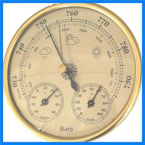 온도계 및 습도계 습도 테스터 미터 야외 낚시 도구와 고품질 정밀 Aneroid 128mm 3in1 기압계