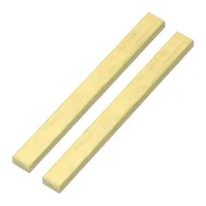 파티킬 황동 바 1 /5 x3.94 x0.39 순수 평면 플레이트 솔리드 금속 시트 튜빙 스트립 보석 도금 수리 과학