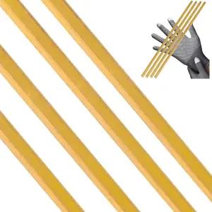 C360 황동 사각 바 1 /4 x 12 길이 두께 6mm 너비 305mm 플랫 재고 솔리드 밀 4팩