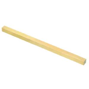 파티킬 3/8 x 3 /8 8 H59 황동 사각 바 유지보수 전기 건축 장식 제작을 위한 솔리드 플랫 밀 재고