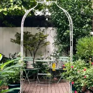 가든 장미 아치 웨딩 야외 지지대 덩굴 장미터널 포도