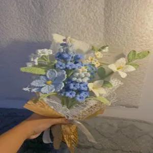 장미 니트꽃다발 선물 완제품 발표회꽃다발