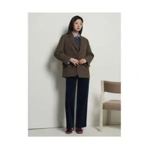 빈폴 BEANPOLE LADIES 코듀로이 와이드 바지 네이비 BF5921C26R 409099