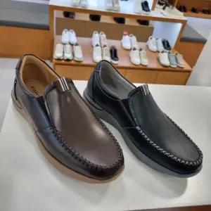 엘칸토 HC09 남성 초경량 웨빙포인트 슬립온 (블랙/다크브라운) LCMC75U613-1