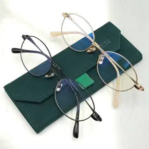 긱시크 타원형 가벼운 티타늄안경테 블루라이트 패션 빈티지 여자 유행 안경태 TGL86