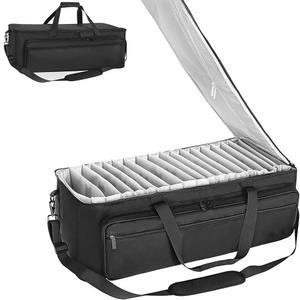 [미국배송] AKOZLIN 초대형 여행용 밴드 케이블 파일 백 노트북용 DJ 코드 정리함 기어 사운드 인스트루먼트 및 뮤지션 액세서리 30