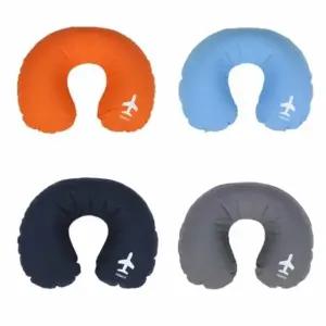 여행용 에어 넥쿠션 목베개 편안한 비행기용 목쿠션 휴대용 여행목베개 (WFJ6X3O)