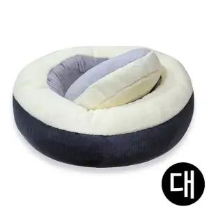 차콜그레이 크리미 대 원형방석 골덴 가토 (WFJR500)