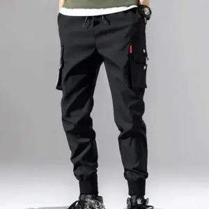 [하프클럽/]남성 밴딩 겨울 기모 털안감 조거 팬츠 카고 바지