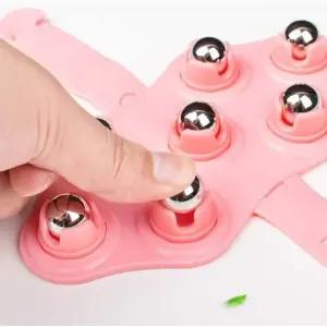 고품질 TOO 셀프안마 목 다리 배 회전 자석 지압 안마볼 마사지기 (WFJRMVP)