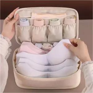 언더웨어 파우치 속옷 정리 캐리어 3단 수납 가방 (WFK6L9E)