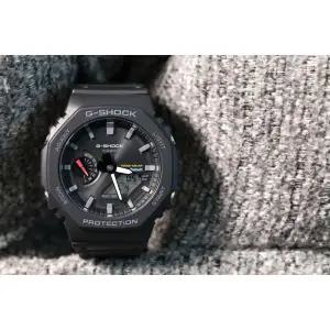 [지샥]지얄오크 군인 학생 아나디지 남자시계 2100 시리즈 터프솔라 블랙